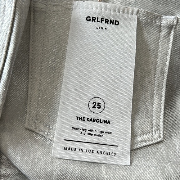 GRLFRND Karolina Coated High Waist Skinny Jeans Better Than You - Picture 11 of 14